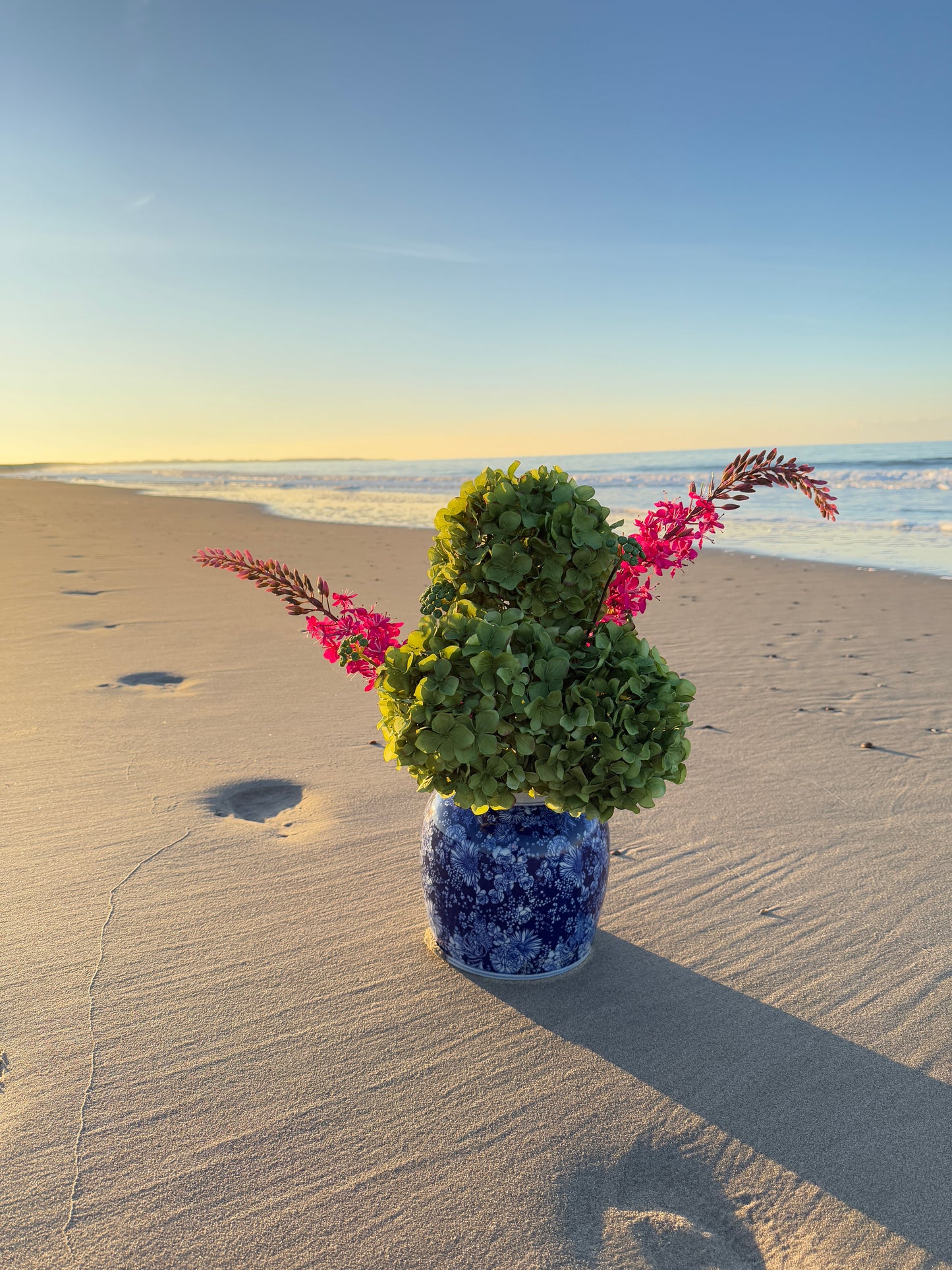 Kunstblumen Bouquet "Strawberry Matcha Latte"