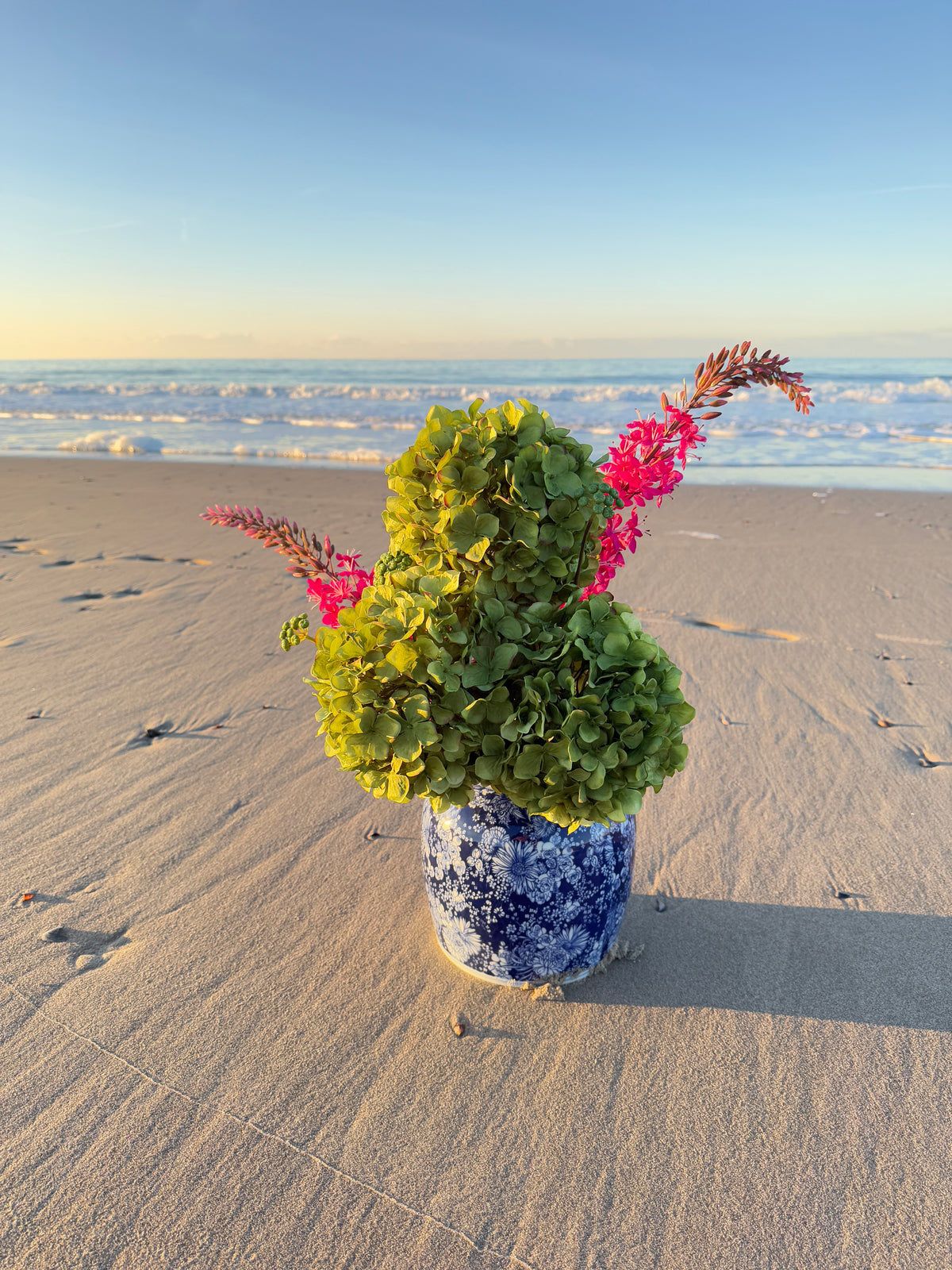 kunstblumen bouquet strawberry matcha latte hochwertig wie echt