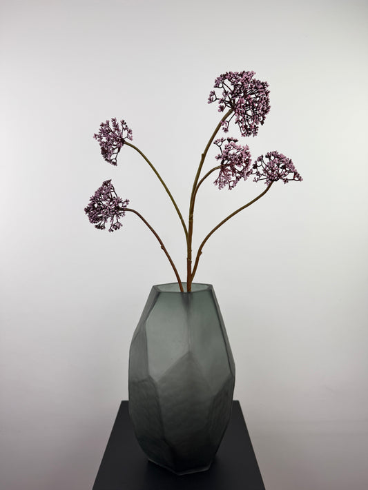 Künstliche Dillblüte wie echt, Bordeaux, 78cm