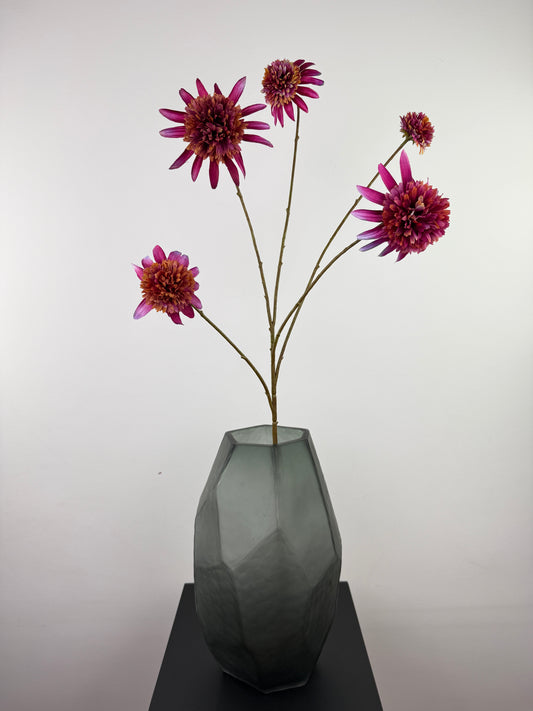 Künstlicher Sonnenhut wie echt, Violett, 90cm