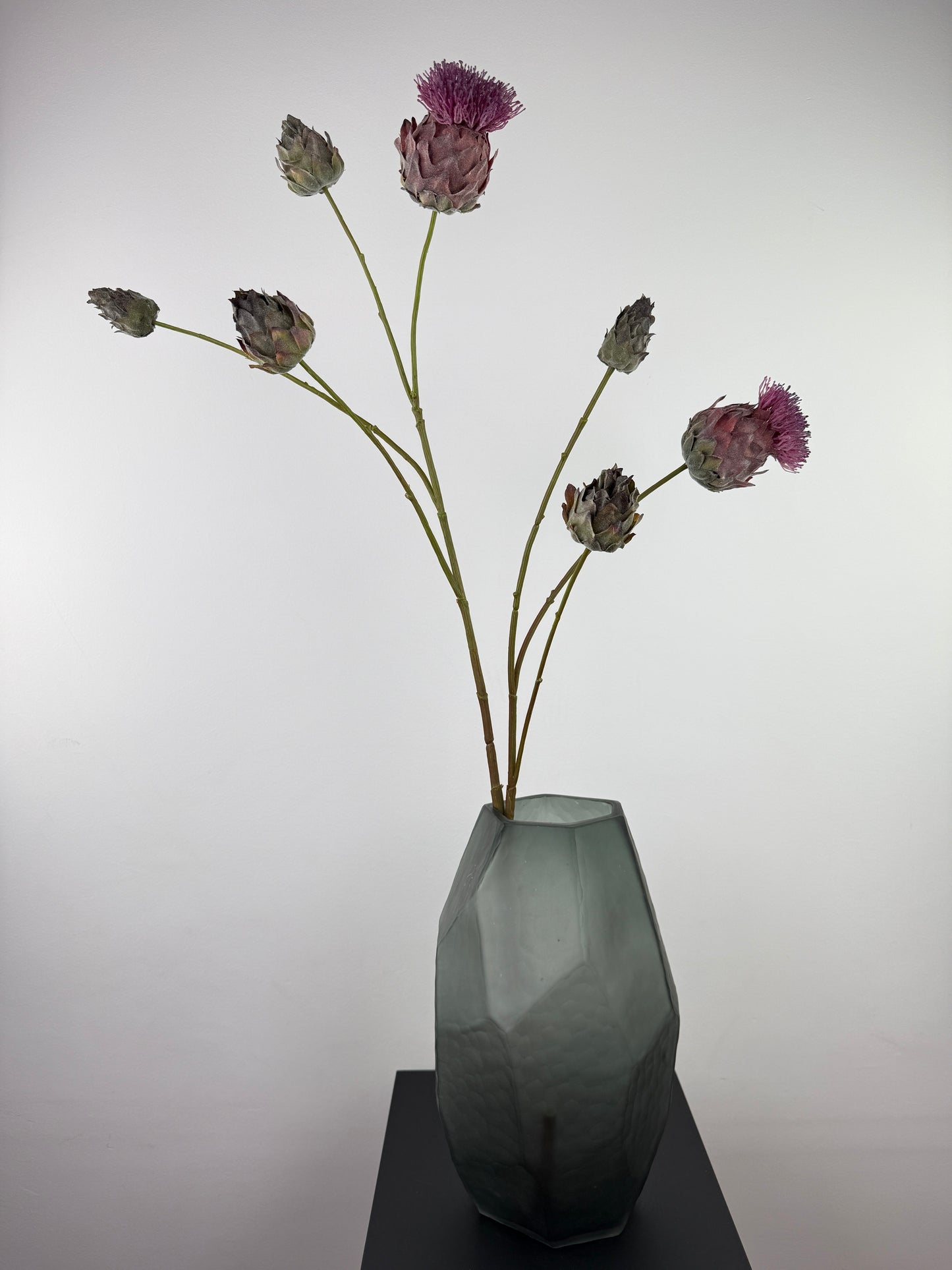 Künstliche Distel wie echt, Violett, 102cm