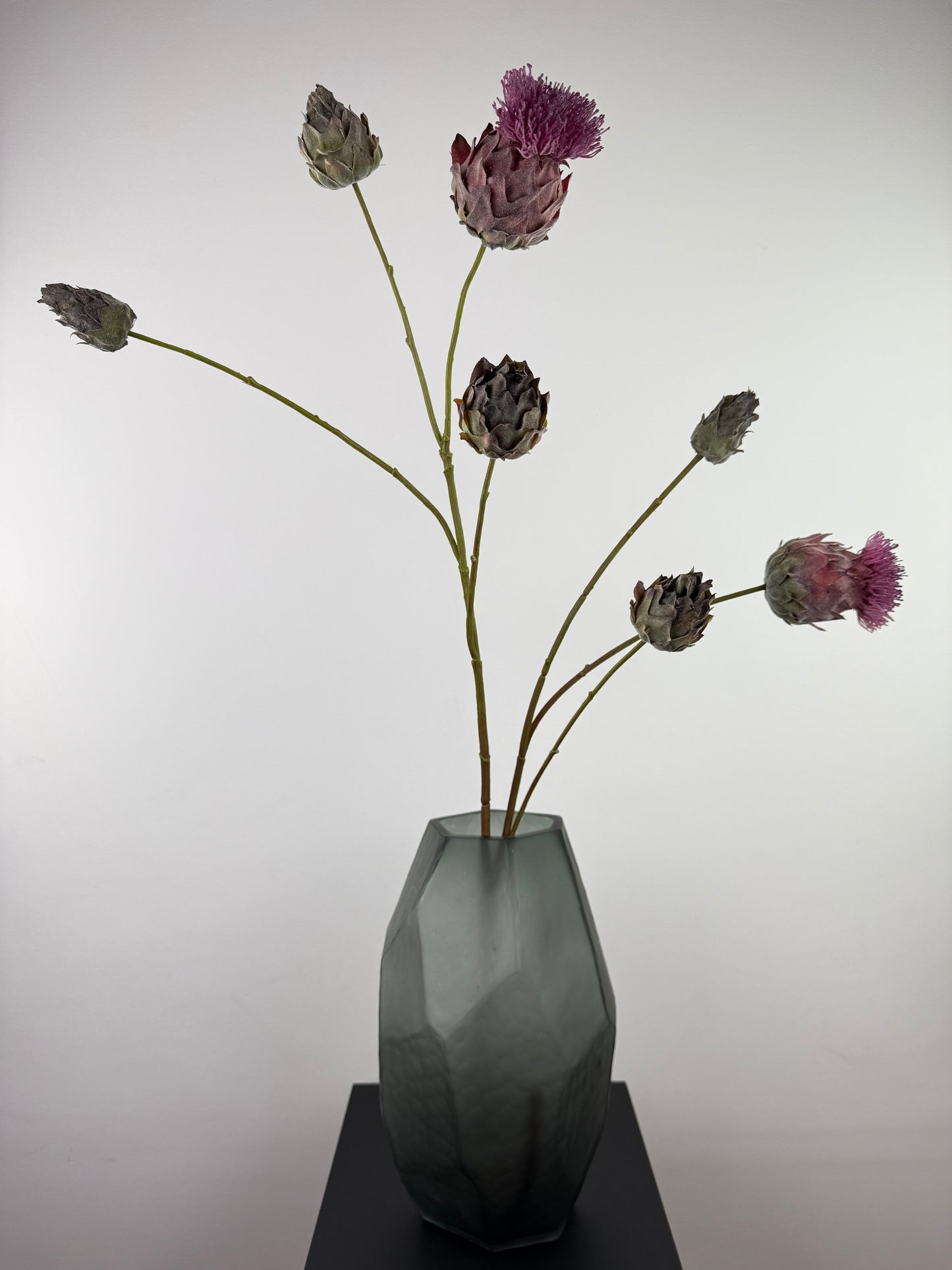Künstliche Distel wie echt, Violett, 102cm