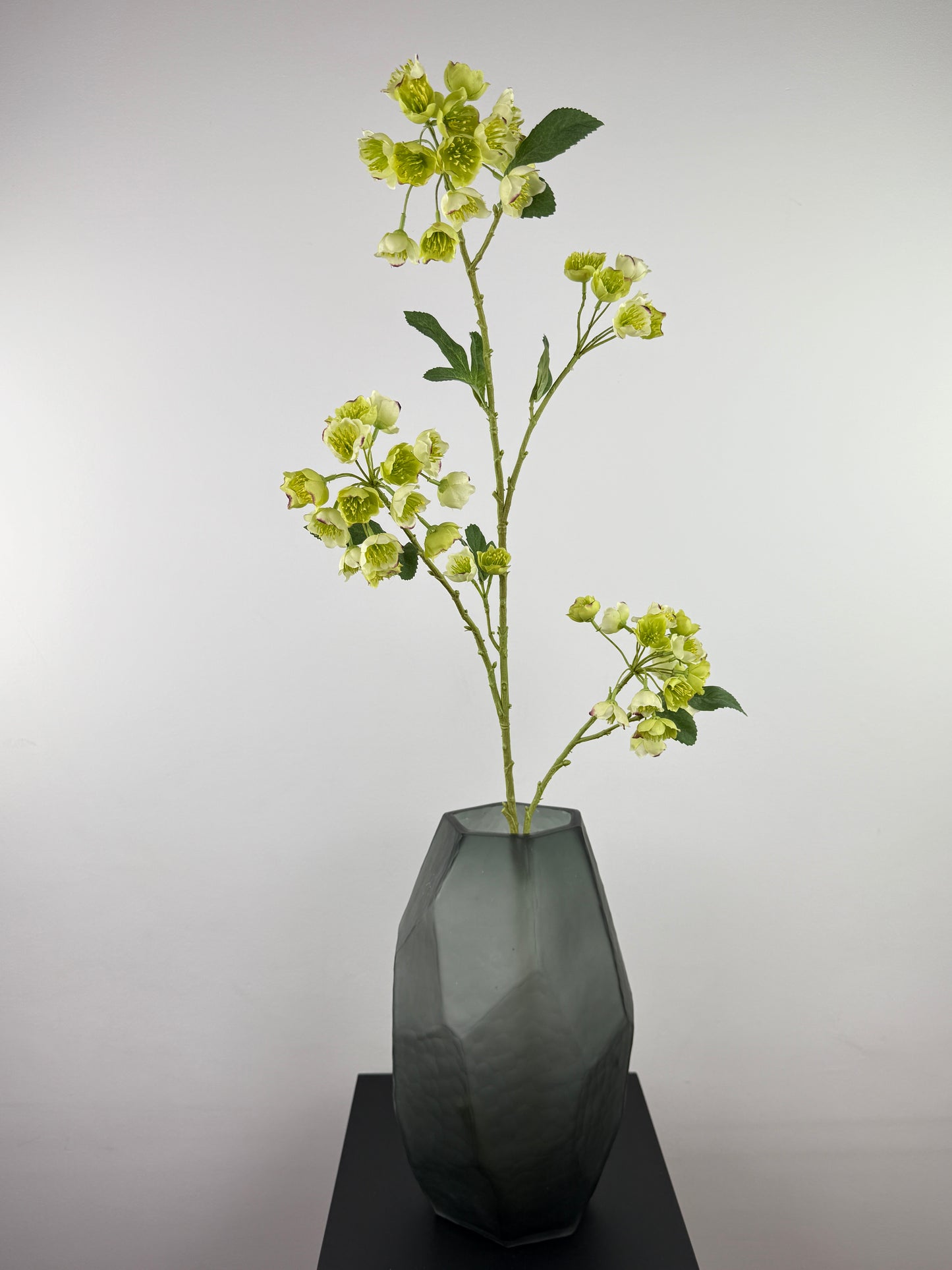 Künstliche Christrose wie echt, Grün, 100cm