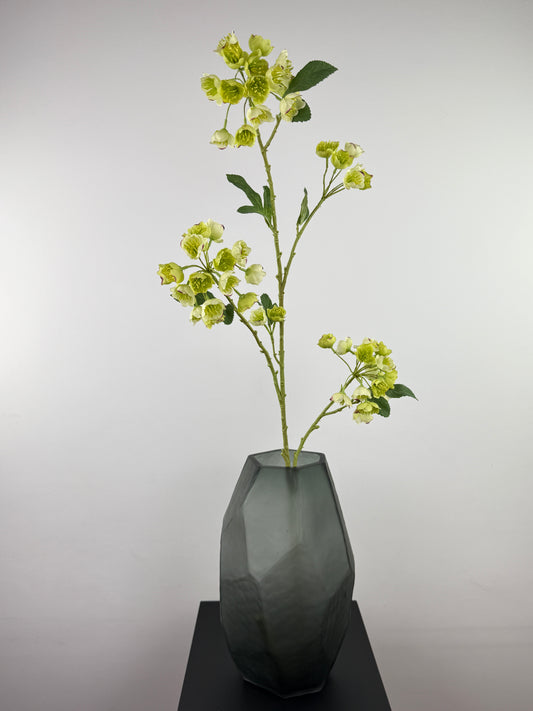 Künstliche Christrose wie echt, Grün, 100cm
