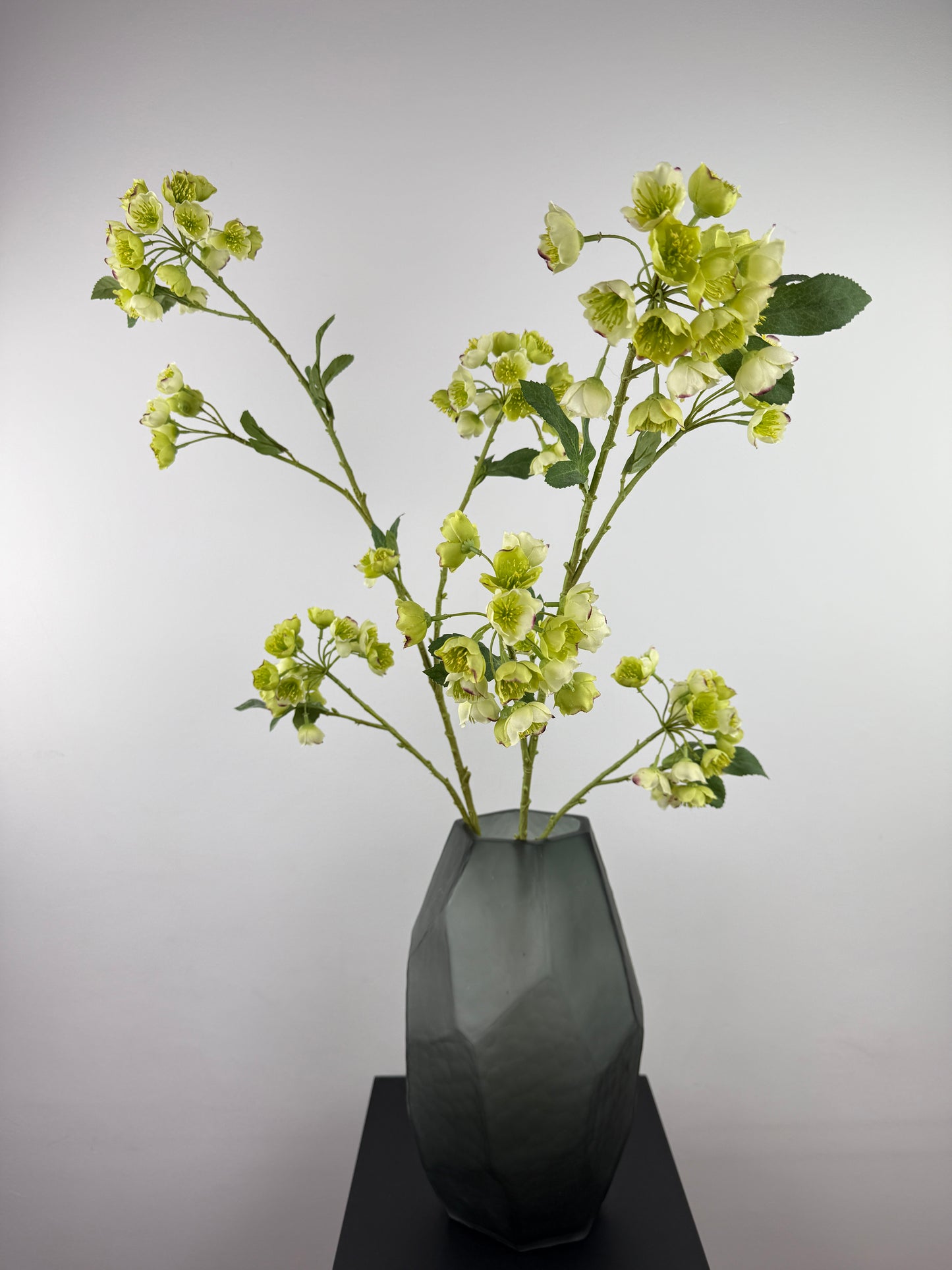 Künstliche Christrose wie echt, Grün, 100cm