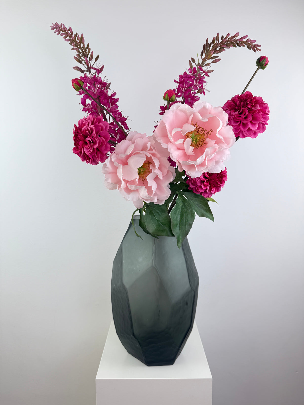 Kunstblumen Bouquet Pure Pink hochwertig wie echt, Ansicht 2