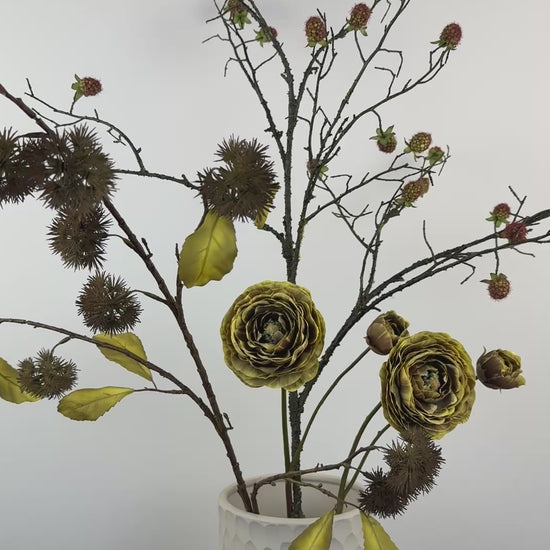 Kunstblumen Bouquet „October Crush“ wie echt – Silk-ka – Video