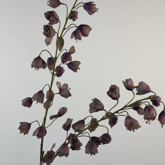Künstliche Fritillaria / Schachbrettblume wie echt, lila, 111cm – Video